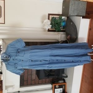 Women's denim style dress size large